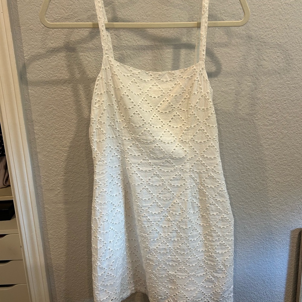 Urban Outfitters White Eyelet Dress